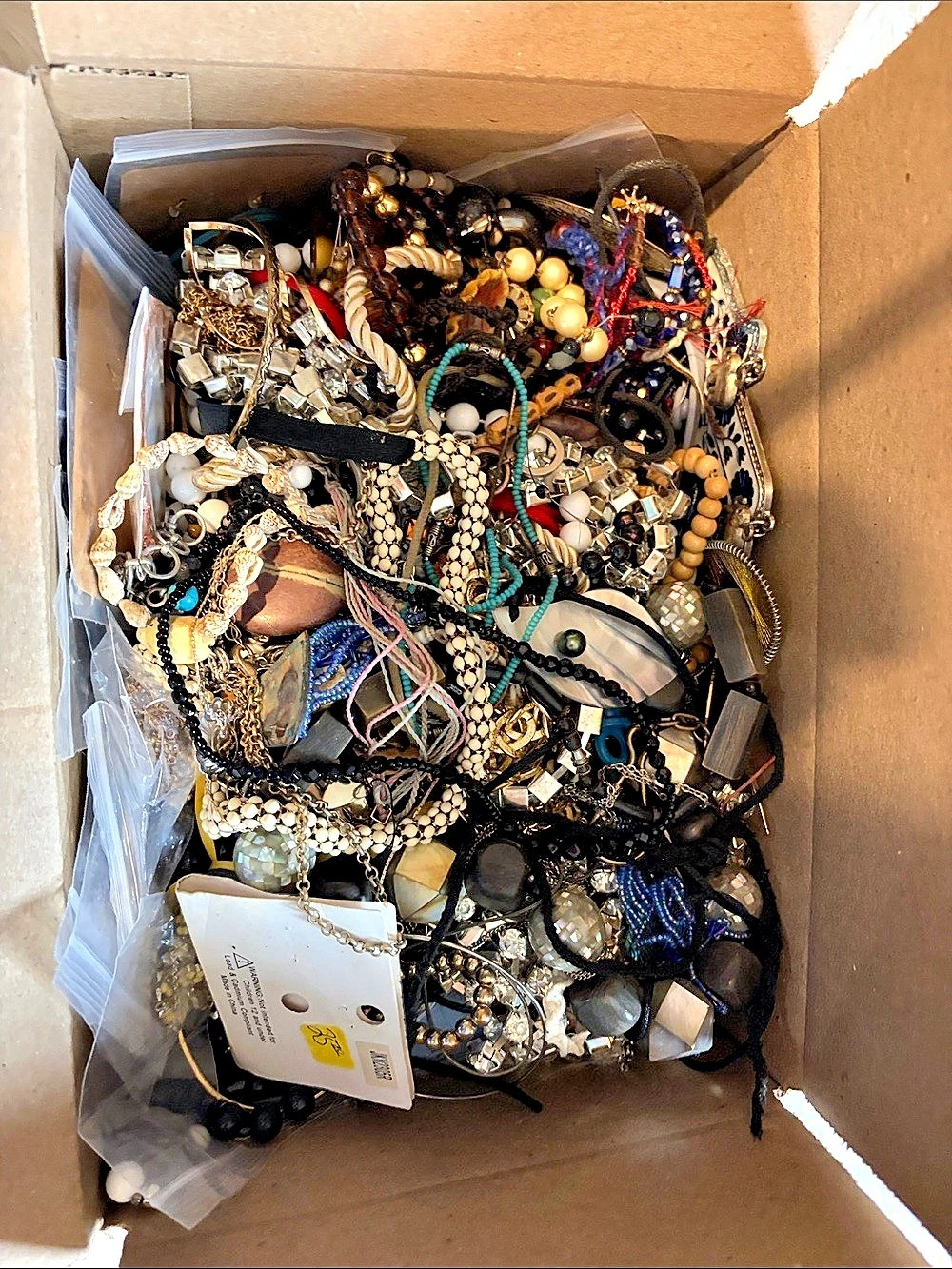 8 pounds mystery treasure Hunter wearable Jewelry Lot box #3